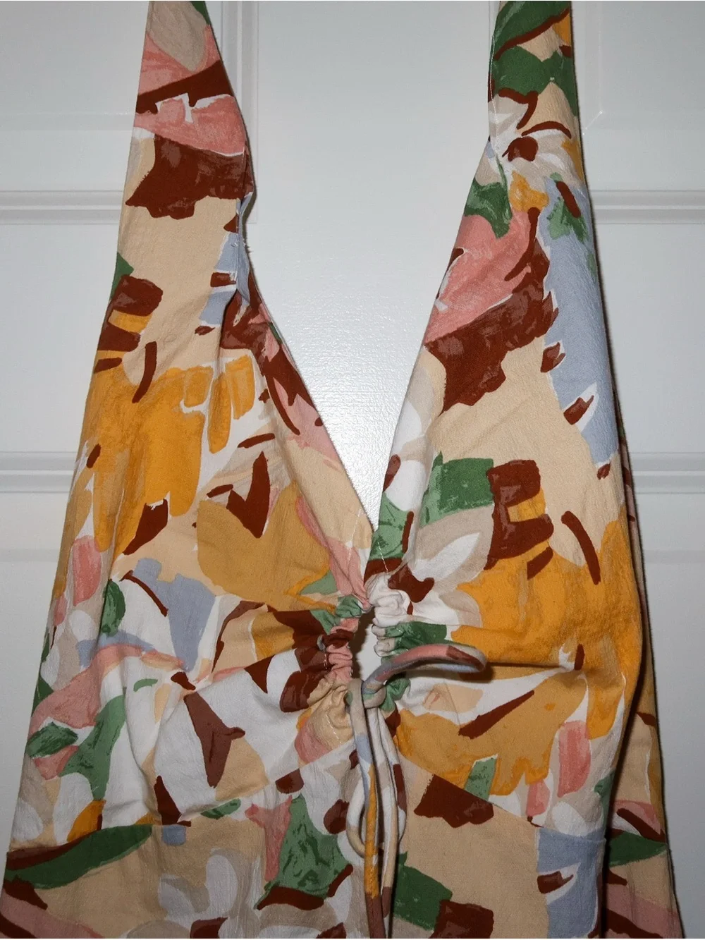 Abercrombie & Fitch Floral Halter Midi Dress